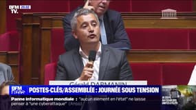 Élections des vice-présidents de l'Assemblée: Gérald Darmanin accuse les députées LFI Clémence Guetté et Nadège Abomangoli d'avoir été "élues avec les voix du Rassemblement national"
