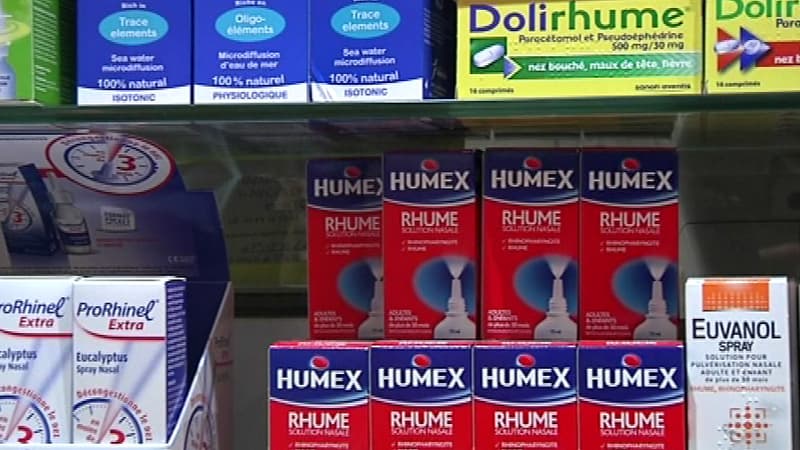 Des médicaments pour les états grippaux en vente en pharmacies