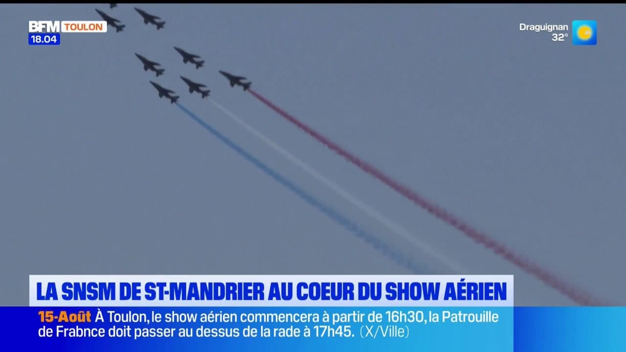 LA SNSM de Saint-Mandrier au coeur du show aérien à Toulon