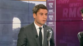 Gabriel Attal sur BFMTV-RMC le 28 octobre. 