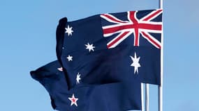 Le drapeau australien. PHOTO D'ILLUSTRATION