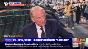 Chute de Bachar al-Assad: "Le soulagement est grand (...) la question, c'est l'inconnu de demain", estime Dominique de Villepin