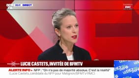 "Il y a 48h, j'étais totalement inconnue": Lucie Castets réagit à un sondage sur une majorité de Français opposée à sa nomination à Matignon