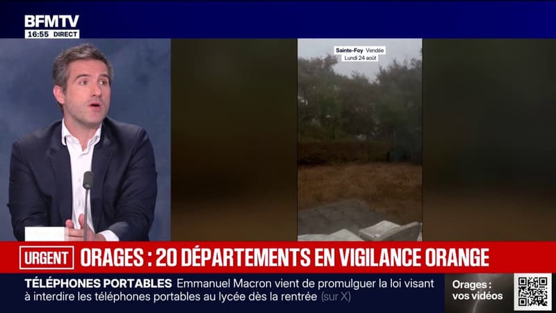 Orages: 20 départements placés en vigilance orange ce lundi