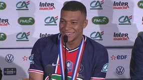 Kylian Mbappé au Stade de France, à Saint-Denis le 19 mai 2021