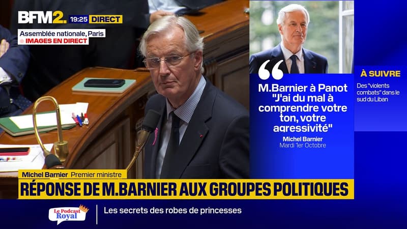 Michel Barnier à Mathilde Panot: 