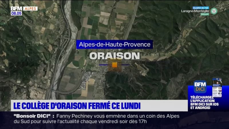Alpes-de-Haute-Provence: le collège d'Oraison fermé ce lundi