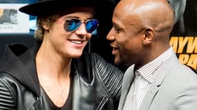 Justin Bieber, fan inconditionnel de Floyd Mayweather.