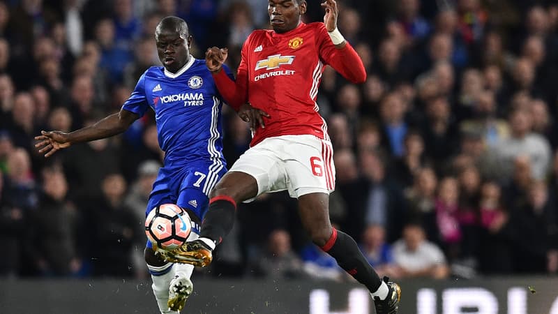 N'Golo Kanté et Paul Pogba