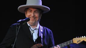 Bob Dylan sur scène. 