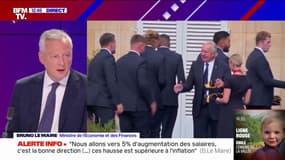 "Attendons la condamnation définitive": Bruno Le Maire réagit à la sélection Bastien Chalureau, condamné pour violences racistes, pour le Mondial de Rugby 