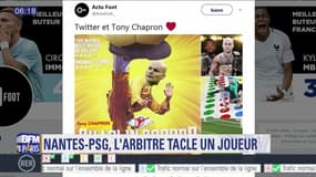 Pari'sport: Nantes - PSG, l'arbitre tacle un joueur