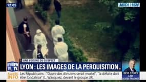 Explosion à Lyon: les images de la perquisition