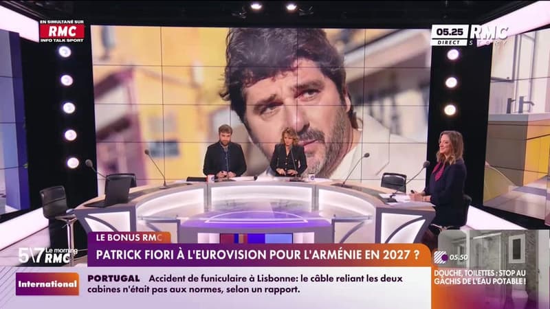 Le bonus RMC : Patrick Fiori à l'Eurovision pour l'Arménie en 2027 ? - 21/10