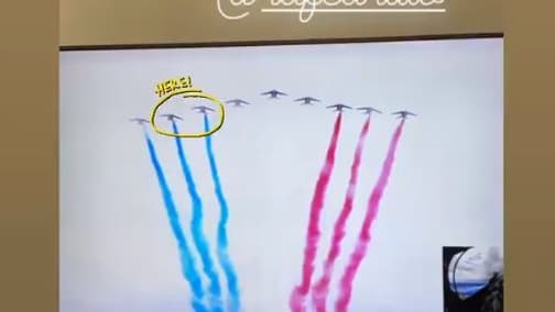 McFly et Carlito avec la Patrouille de France le 14 juillet 2021.