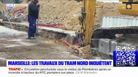Marseille: les travaux du tram Nord inquiètent les riverains