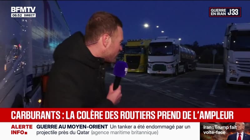 Carburants: la colère des routiers prend de l’ampleur, de nouveaux blocages prévus