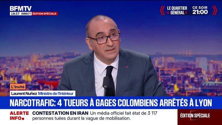"Le narcotrafic n'est pas une fatalité", affirme Laurent Nuñez, ministre de l'Intérieur