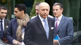 Laurent Fabius, le ministre des Affaires étrangères, à Vienne le 13 juillet 2014.
