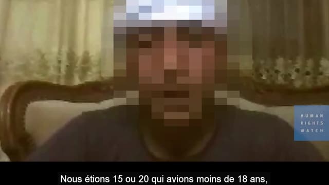 Un des enfants-soldats interrogés par HRW.