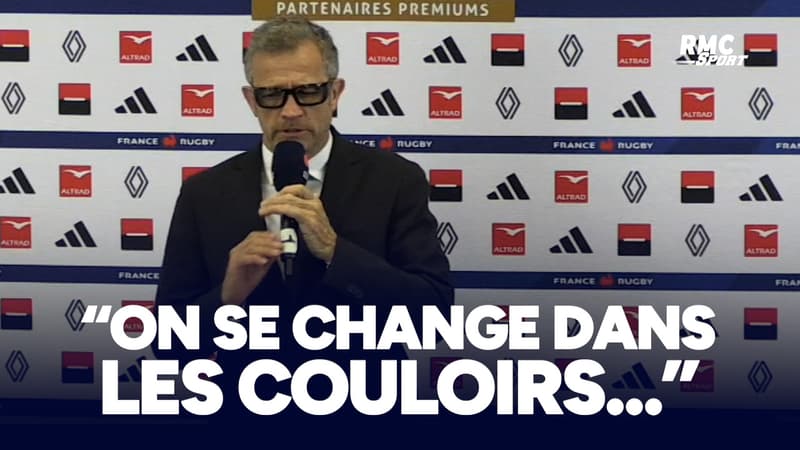 Écosse-France : "On se change dans le couloir", l'étonnante révélation de Fabien Galthié