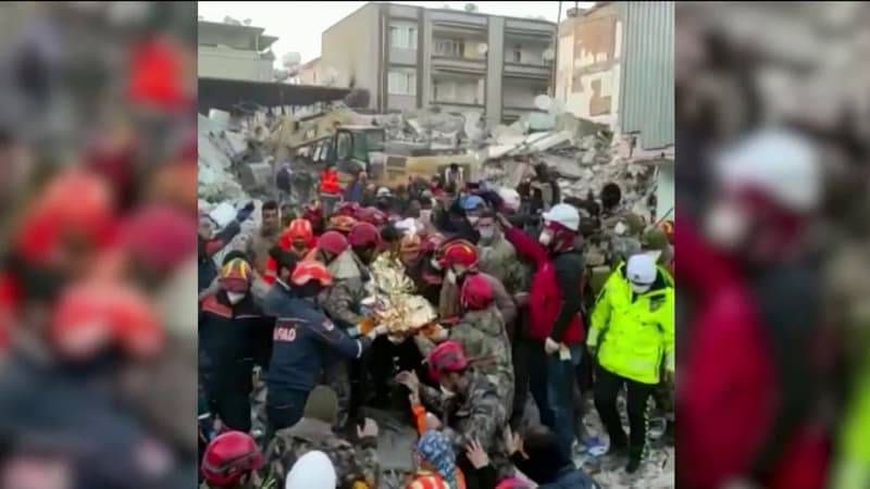Séisme en Turquie: un homme retrouvé vivant dans les décombres 11 jours après le séisme