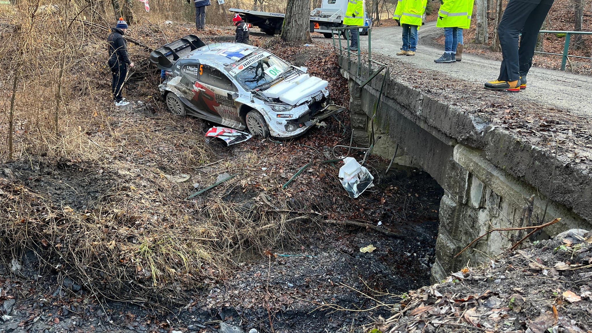 Le Finlandais ne pourra pas terminer le Rallye Monte-Carlo.
