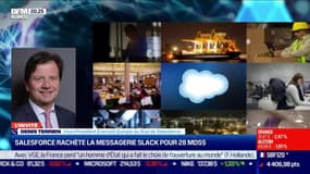 Denis Terrien (Salesforce) : Salesforce rachète la messagerie Slack pour 28 milliards de dollars - 03/12