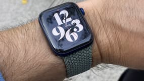 L'Apple Watch Series 6 d'Apple, le modèle qui a mené à la plainte de l'entreprise Masimo.
