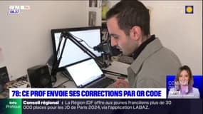 Yvelines: un prof propose des corrections audio par QR code
