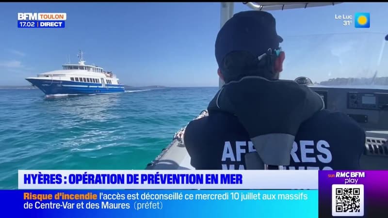 Hyères: la gendarmerie maritime débute la saison estivale par des opérations de sensibilisation