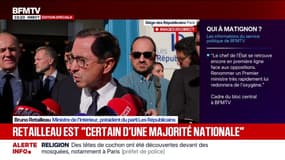 Nomination d'un nouveau Premier ministre: Bruno Retailleau est "convaincu qu'il y a une majorité nationale"