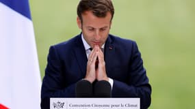 Emmanuel Macron, devant la Convention citoyenne sur le climat, le 29 juin 2020