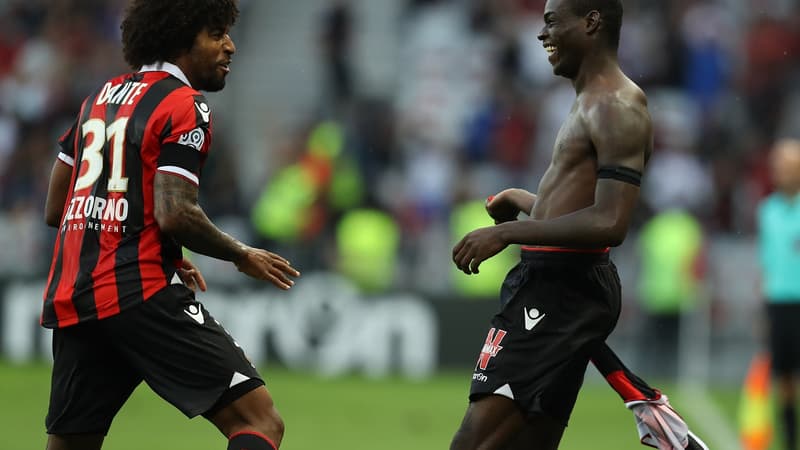 Dante et Mario Balotelli
