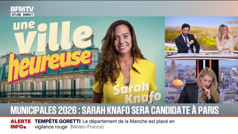 Sarah Knafo annonce sa candidature à la mairie de Paris
