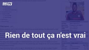 Un club achète un joueur en se basant sur sa (fausse) page Wikipedia