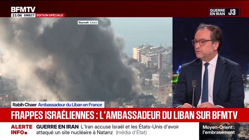 Guerre en Iran: "Le Liban est la seule victime dans cette guerre-là, surtout l'État libanais", déclare Rabih Chaer, ambassadeur du Liban en France