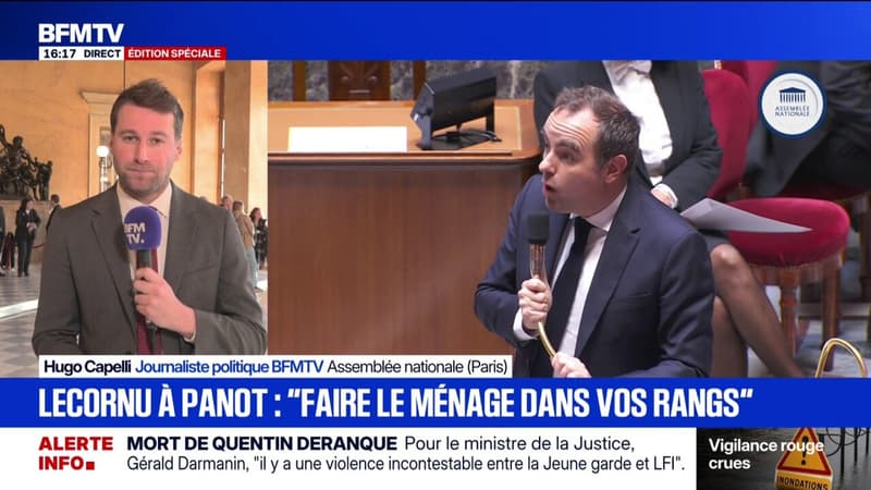 Mort de Quentin à Lyon: que faut-il retenir de la prise de parole de Sébastien Lecornu ?