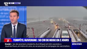 Story 4 : La neige tombe en abondance dans l'Auvergne avec le passage de la tempête Bella - 28/12