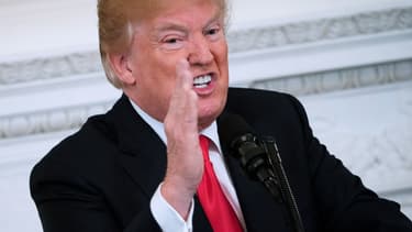 Donald Trump lors de sa réunion avec les gouverneurs, le 26 février 2018, à la Maison Blanche.