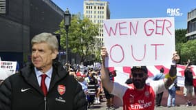 "Wenger Out", symbole d'une fin de règne compliquée pour le manager français à Arsenal (PL Zone)