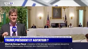 Tensions aux États-Unis: le spécialiste des USA Jean-Éric Branaa estime que "Donald Trump joue un jeu dangereux"