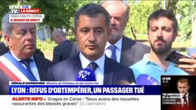 Refus d'obtempérer à Vénissieux: Gérald Darmanin rappelle son soutien "à tous les policiers"