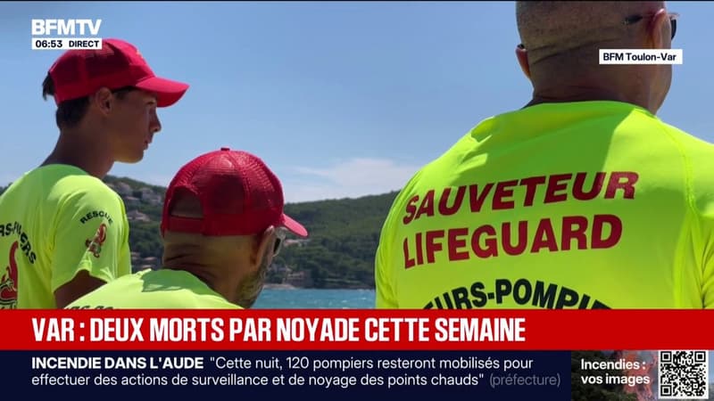 Les pompiers multiplient la prévention sur les plages du Var après la mort de deux personnes par noyade
