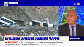 Tempête Aline: "on a des dégâts matériels importants notamment dans la vallée de la Vésubie"
