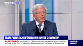 Jean-Pierre Chevènement sur l'immigration: "le seul moyen de combattre l'extrême droite, c'est de poser le problème dans sa globalité"
