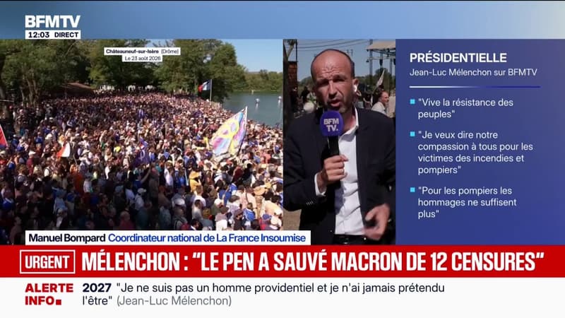 "La macronie a glissé de plus en plus vers l'extrême droite", estime Manuel Bompard, coordinateur national de La France insoumise