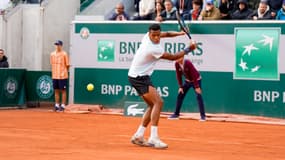Giovanni Mpetshi Perricard à Roland-Garros en 2024