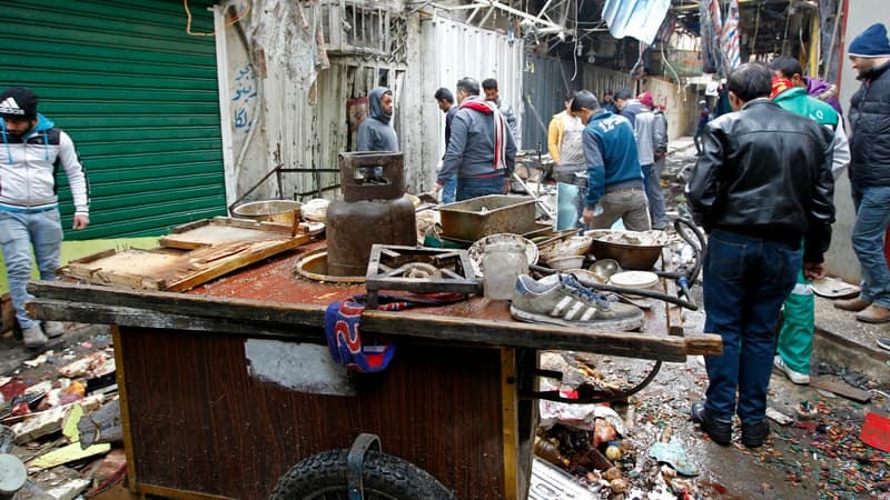 La capitale irakienne a été touchée par des attentats ce 31 décembre survenus sur un marché du coeur de la ville.