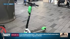 Les trottinettes interdites de stationnement sur les trottoirs à Paris: "Si on perd 5 minutes à chercher un emplacement, ça n’a plus d'intérêt"